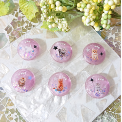 きらめきカボション☆10個 w7 マグネットジェル/マグネット/カラー