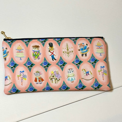 再販⭐︎ユキエモン生地使用⭐︎ミニファスナーポーチ⭐︎ちょこっと