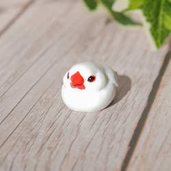白文鳥（キーホルダーも可） その他置物 アズピークリエイト 通販