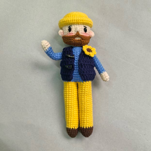 毛糸 手作り 編みぐるみ ニット人形 キーホルダー バッグチャーム 誕生