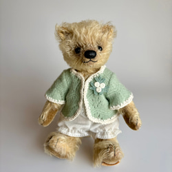 送料無料 テディベア うさぎ ウサギ ぬいぐるみ アンティーク モヘア