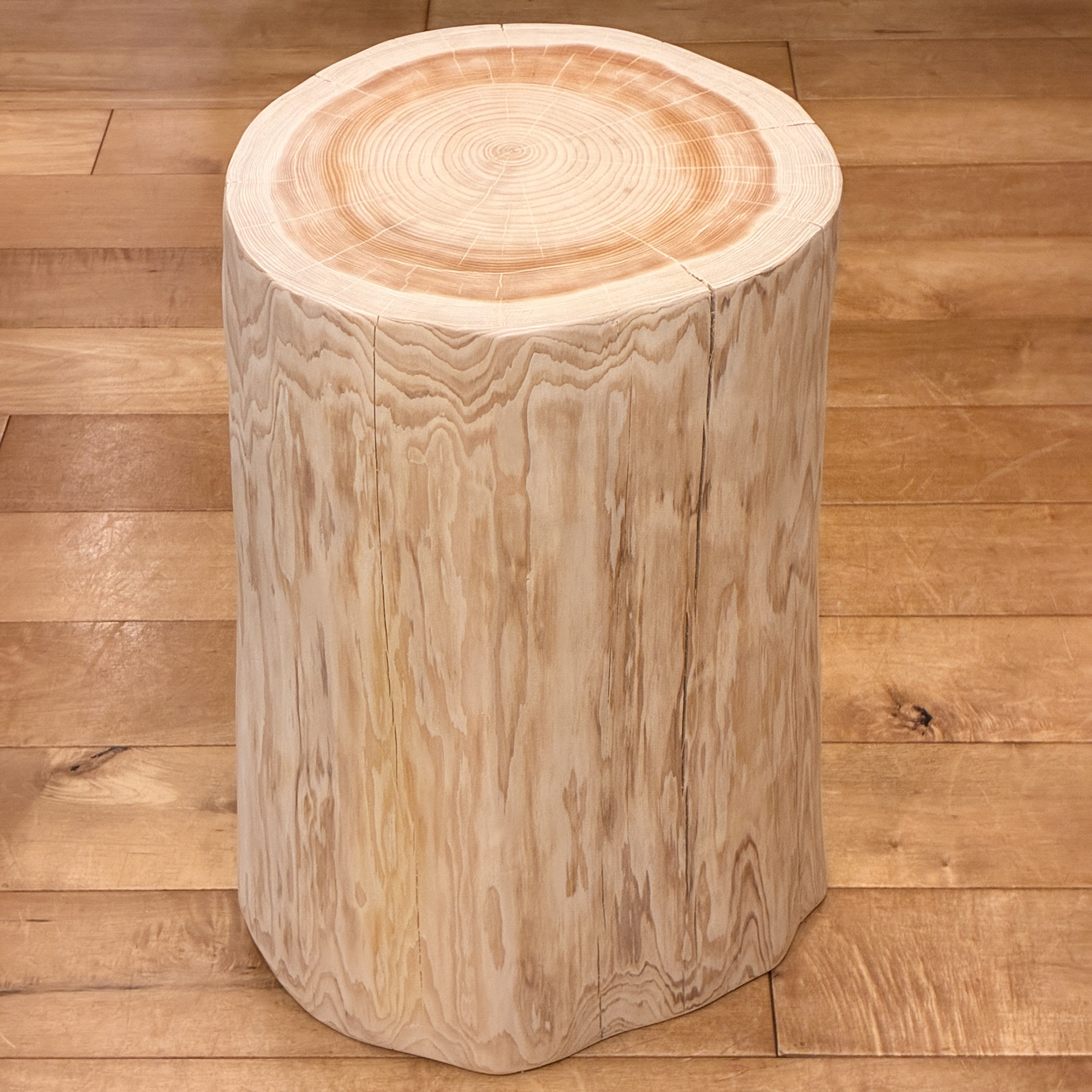 Hinoki  Wood  Stool  No.1545
