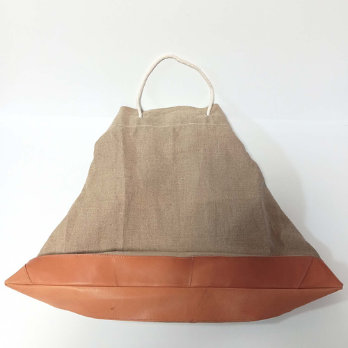 フランス軍リネントートバッグ デッドストック 実物 リメイク 1点もの