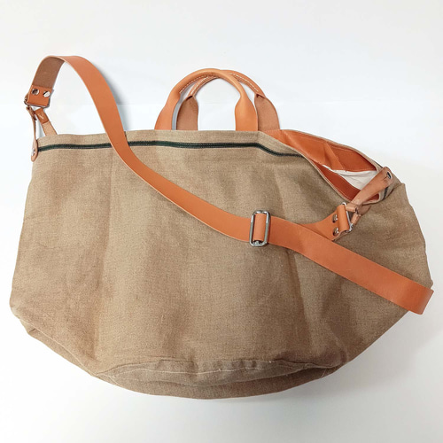 50s フランス軍 リネン ショルダー ショルダー バッグ DEADSTOCK