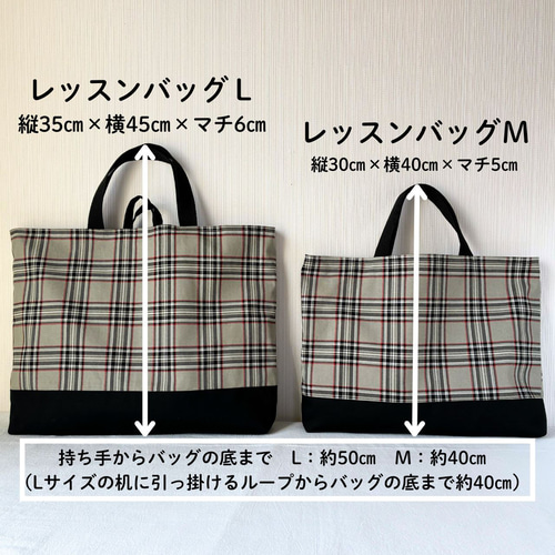 選べる3色／撥水ナイロン レッスンバッグ 軽量 手提げバッグ 絵本