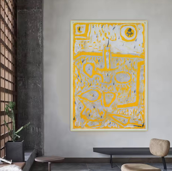 ミッドセンチュリー レトロ ビンテージ モダン カフェ キャンバスアートポスター 50×70cm イラスト インテリア