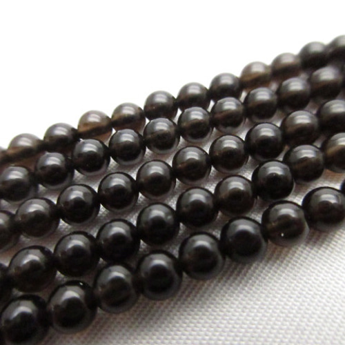 モリオン(黒水晶)AAA 楽天市場】天然モリオン AAA 14mm 黒水晶 チベット産 ブレスレット