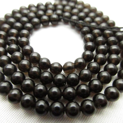 AAA】/【モリオン】/size(約3㎜玉)/1set(30玉)/《黒水晶》/《強力な