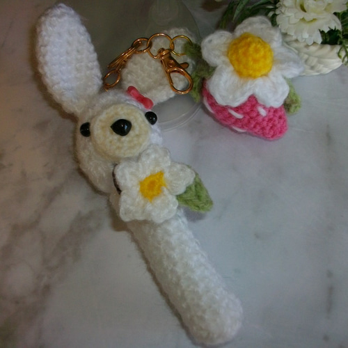 編みぐるみ リップケース ウサチャン あみぐるみ TM Hana 通販