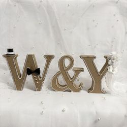 イニシャルオブジェ 結婚式 のおすすめ人気通販 検索結果｜Creema