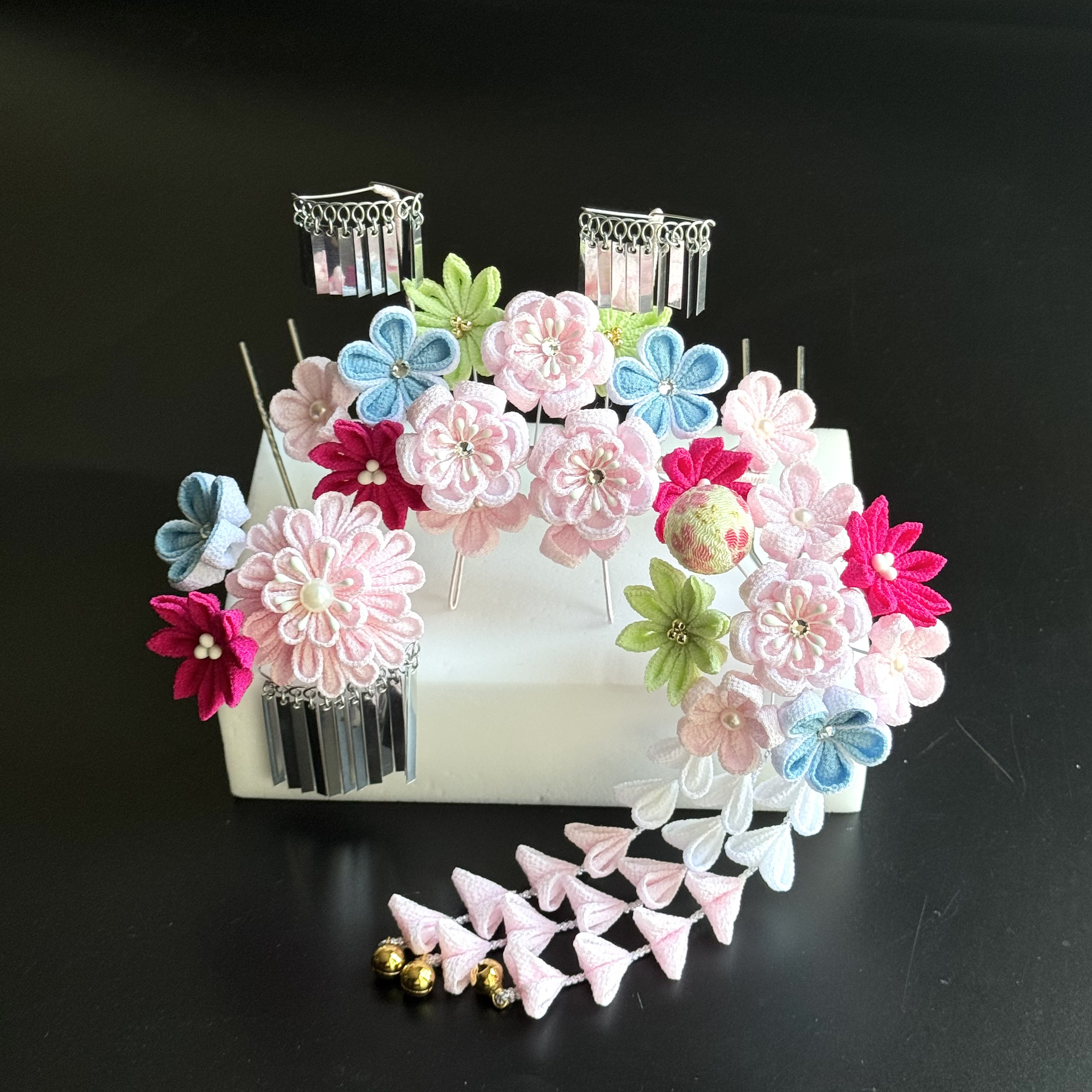 つまみ細工　七五三　勝山かんざし