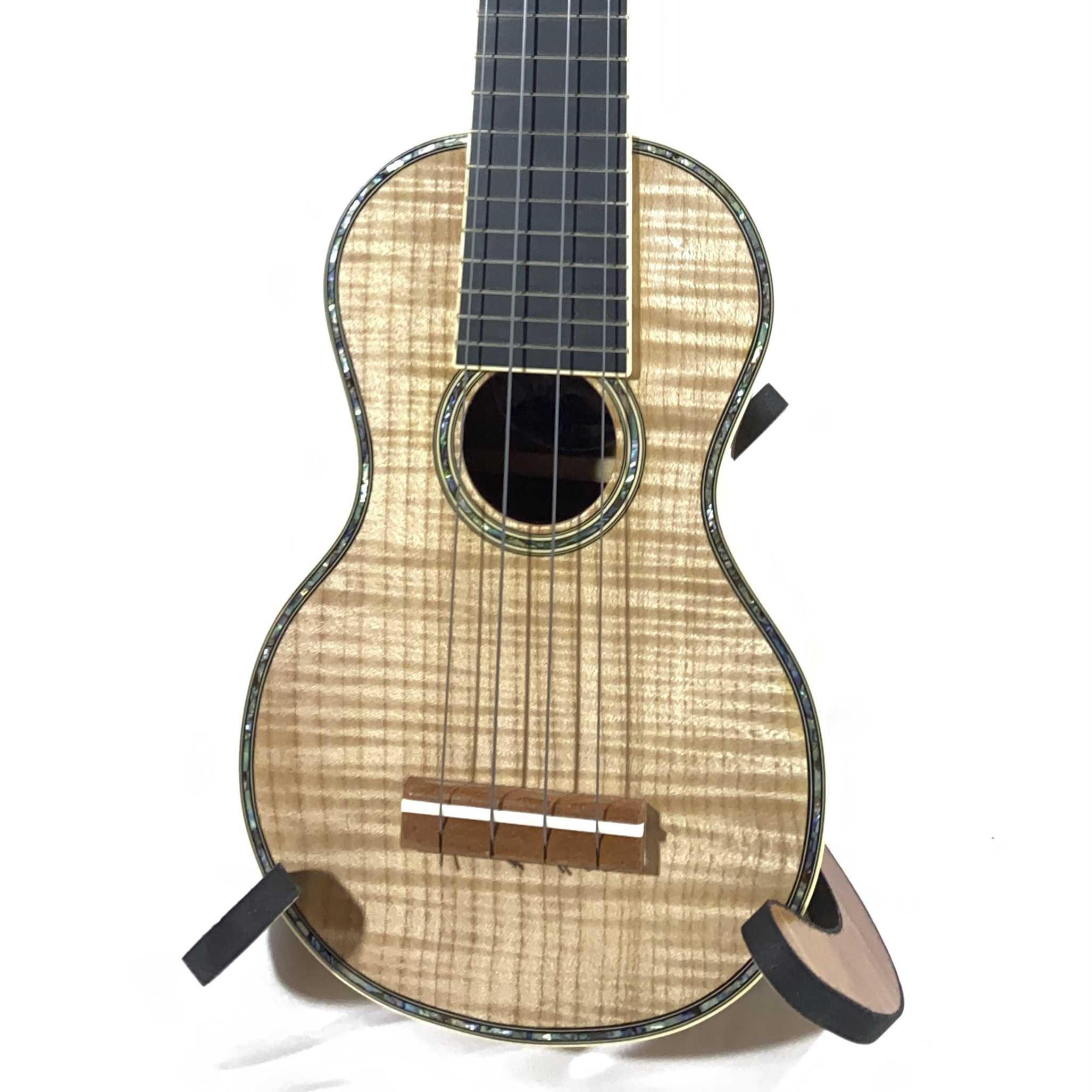 フレイムメイプルソプラノロングネックウクレレ