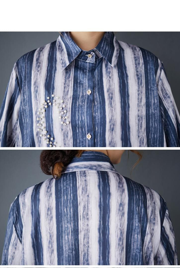 大きいサイズ ロング　ワンピース　シャツ　レディース 春夏　 新品 長袖