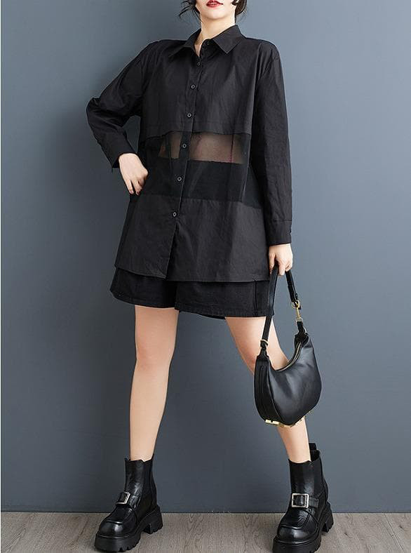 大きいサイズ シアー　トップス　レディース 秋冬　春 新品 長袖　シャツ