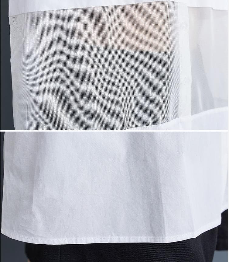 大きいサイズ シアー　トップス　レディース 秋冬　春 新品 長袖　シャツ