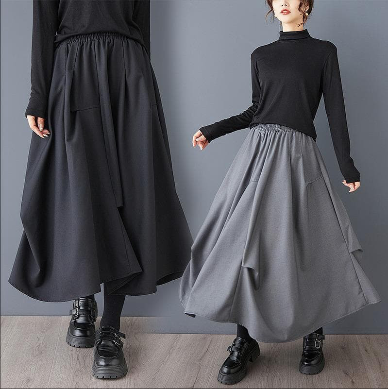 大きいサイズ スカート　ロング　ミモレ　レディース 秋冬　春 新品