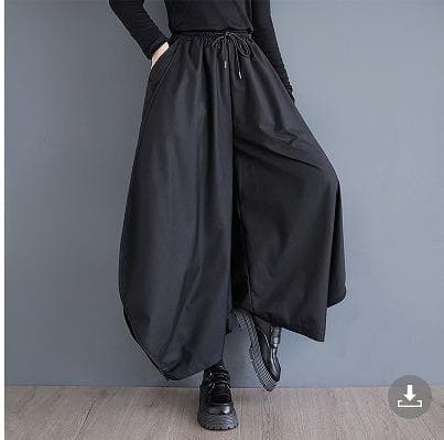 大きいサイズ パンツ　モード系　ブラック　レディース 秋冬　春 新品