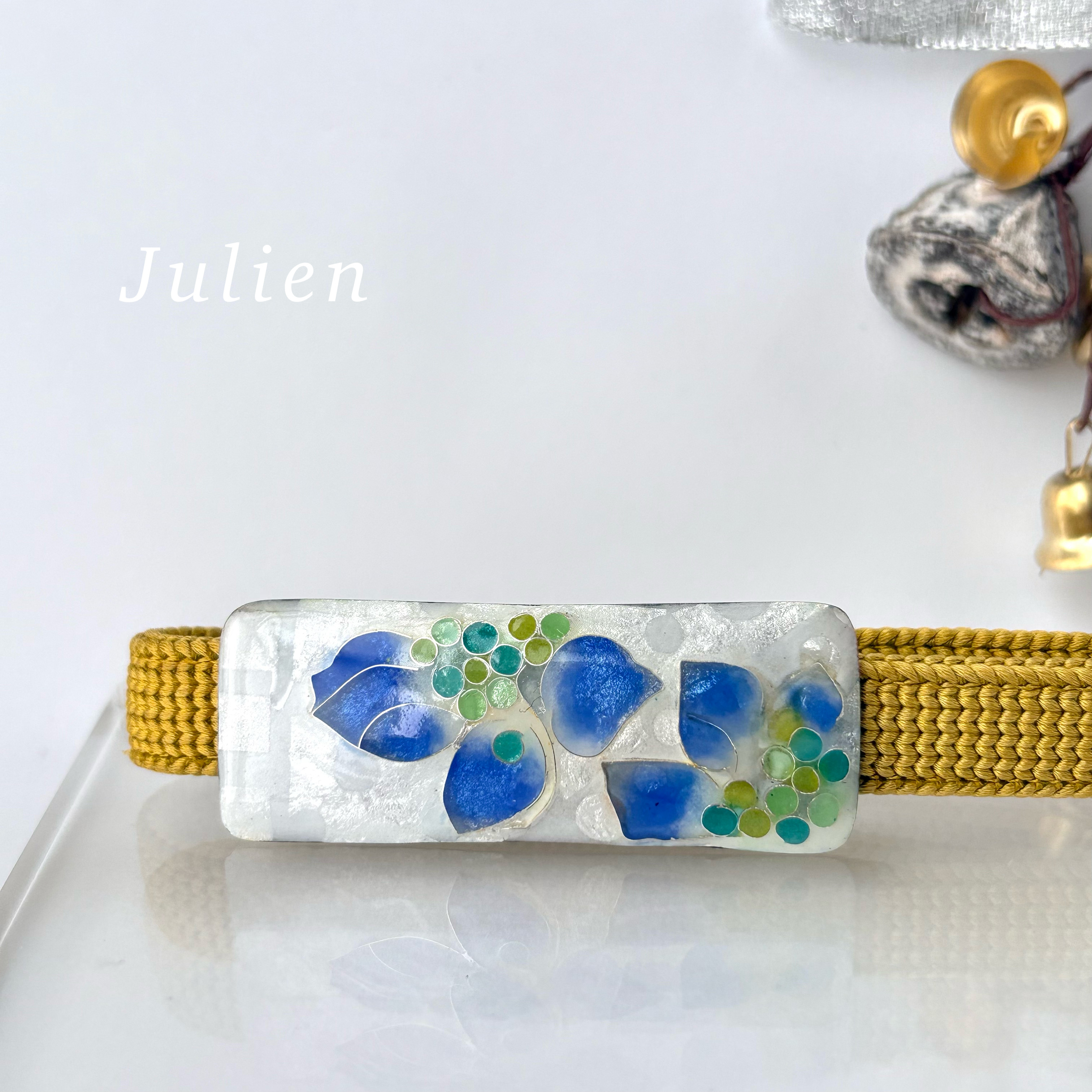 ＊ 期間限定 春の早割 販売＊　　有線七宝焼帯留め  (867)