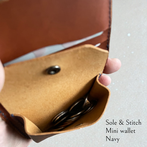 Sole＆Stitch◇靴屋が作る革小物◇シンプルで機能的な3つ折り