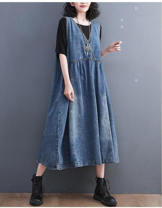 大きいサイズ レディース デニム　ワンピース　新品　サロペット　スカート