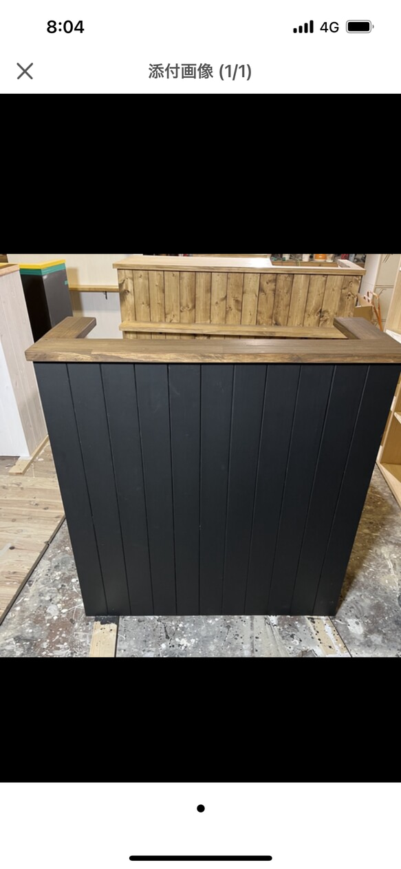 レジカウンター　受付カウンター　 1枚目の画像