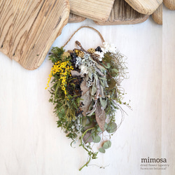 Halloween＊ソラナムパンプキン ドライフラワータペストリー スワッグ