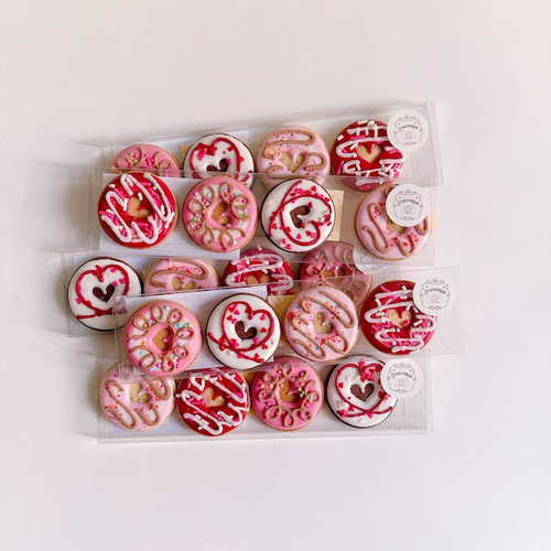 MINI LOVE DONUT ホワイトデーアイシングクッキー クッキー Francesca