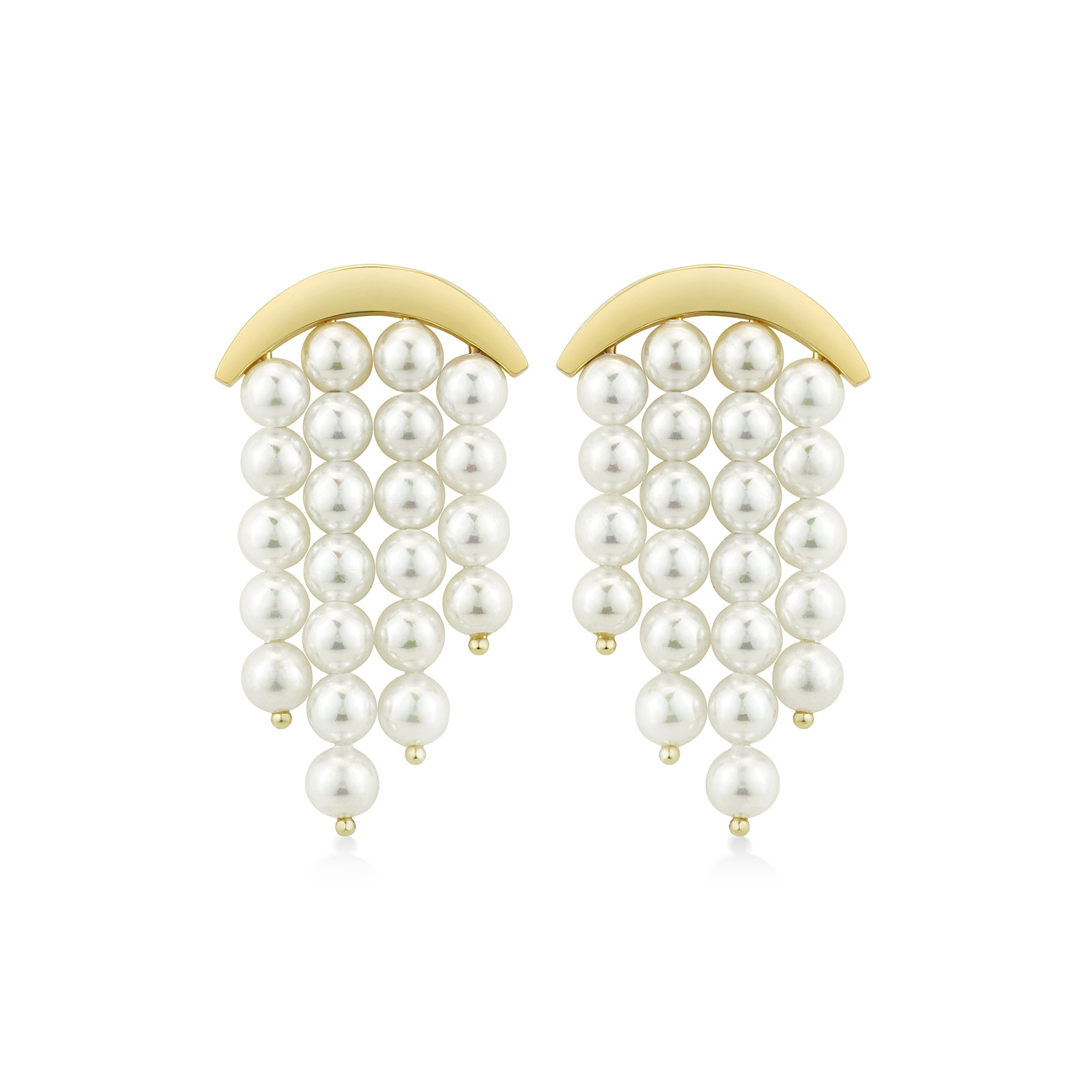 パールカスケードピアス J-E251209（4週間発送）