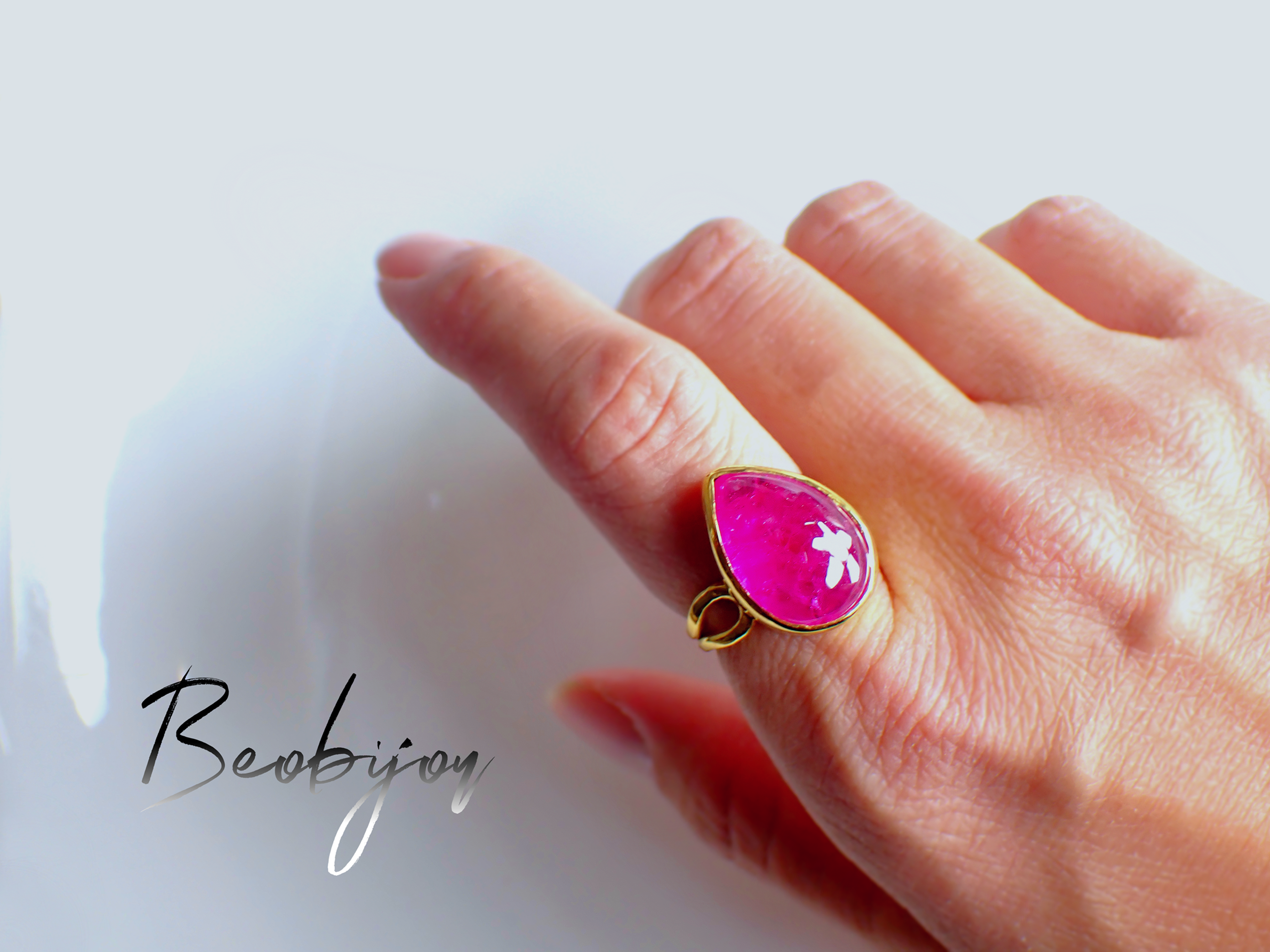 New ☆ 新作☆『ルビー』☆ の世界でひとつの天然石リング