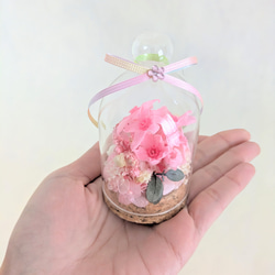 プリザーブドフラワー星空の輝きブルーローズ花束（花束ラッピング