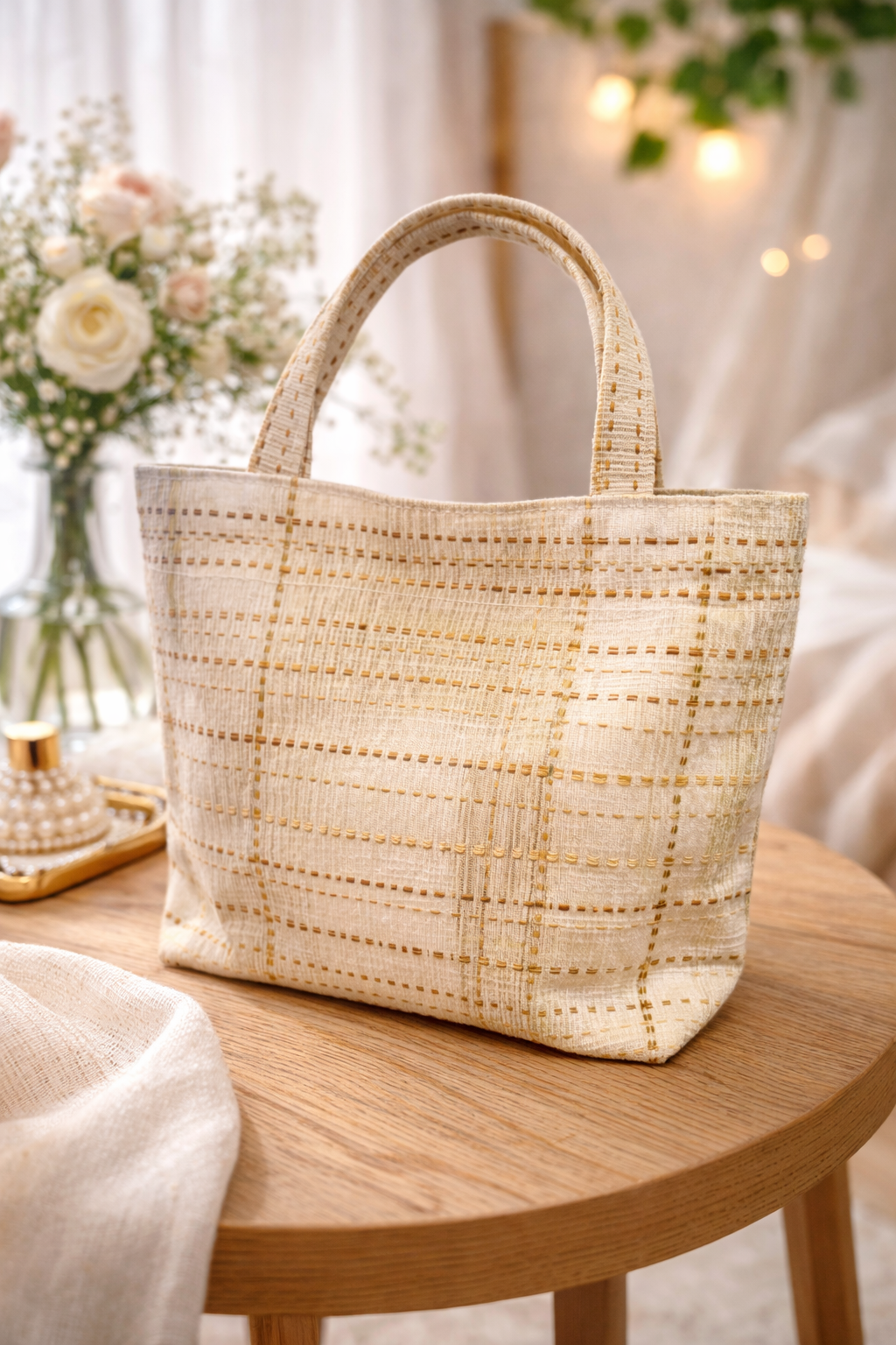 正絹和装トートバッグ フォーマルバッグ　サブバッグ　お茶会バッグ