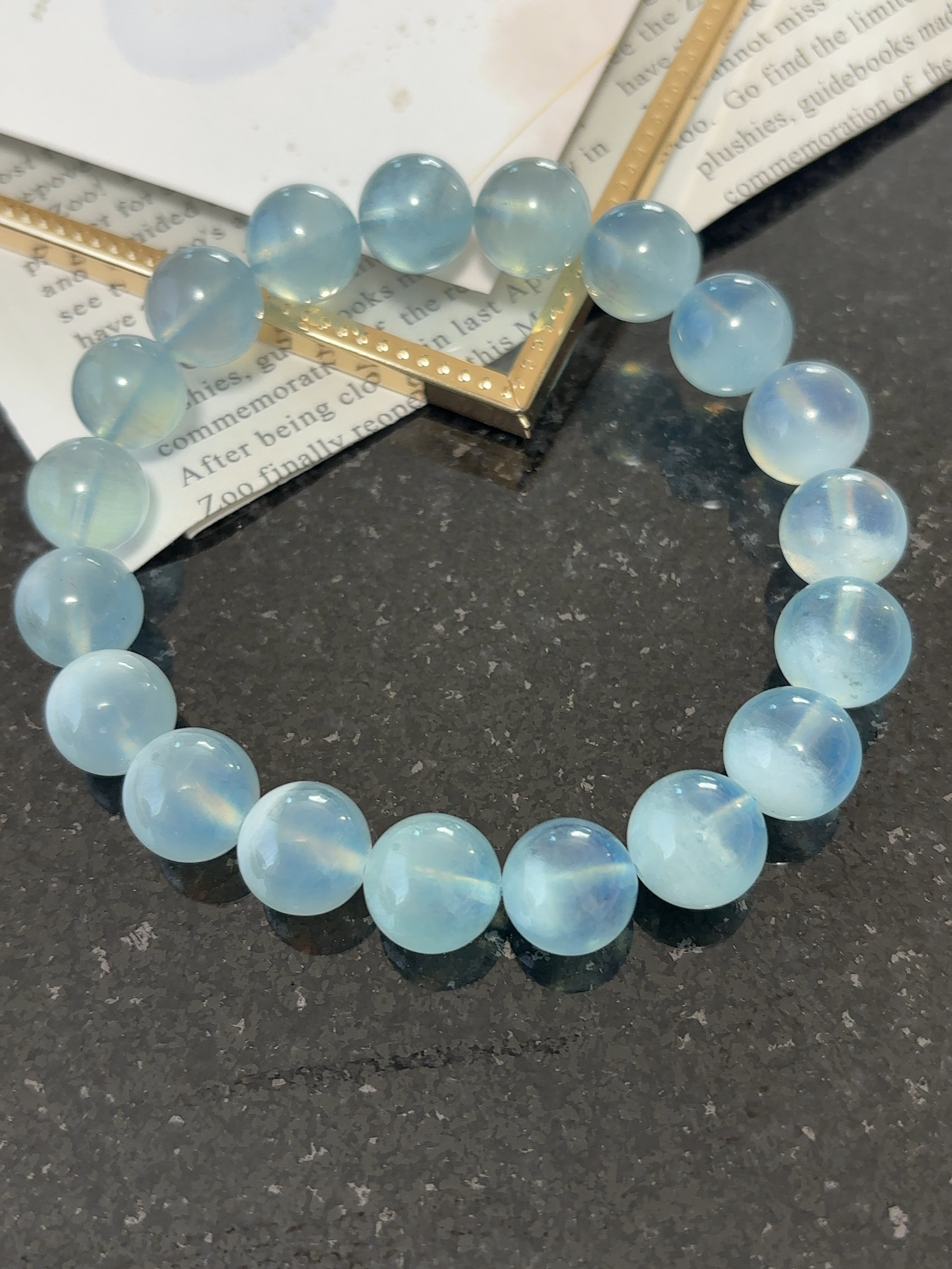 エンジェルクラウドアクアマリン　ブレスレット