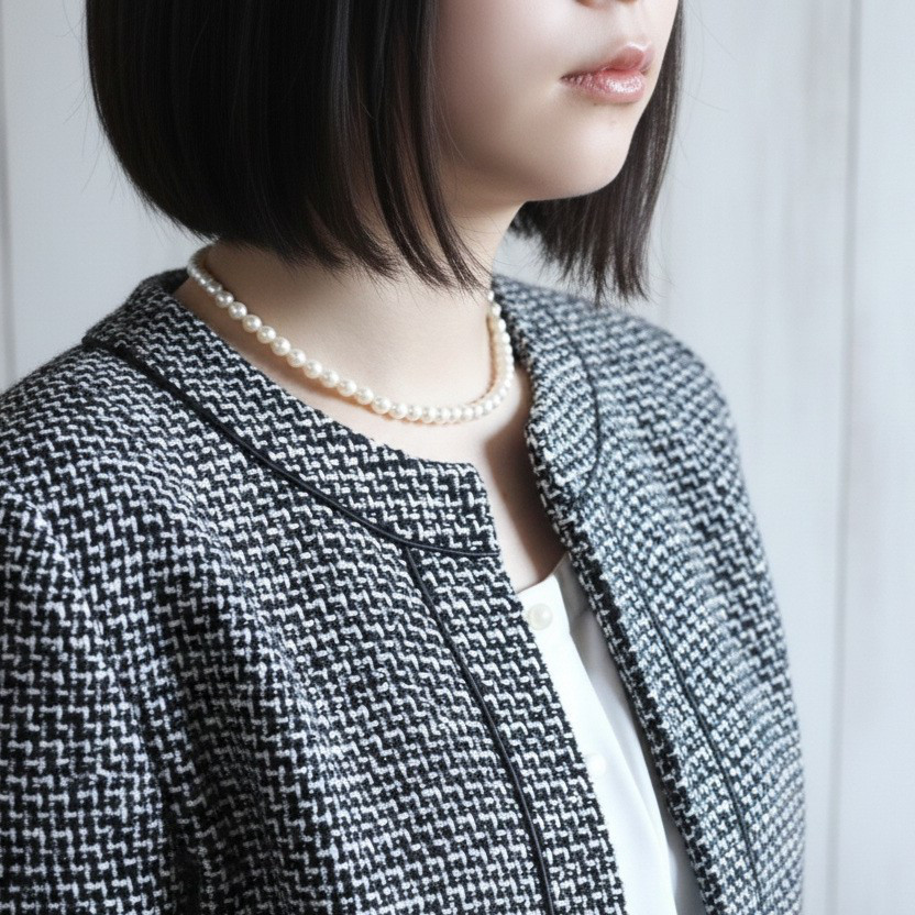 ＊淡水パールネックレス＊フォーマルにもカジュアルにも使える＊サージカルステンレス留め具＊金アレ対応