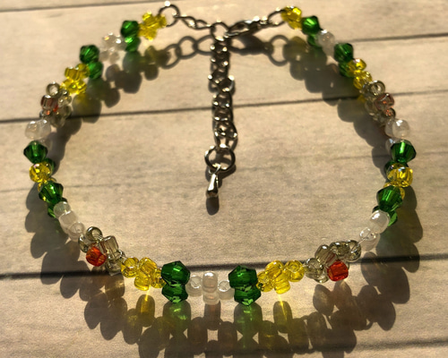 ハンドメイド ビーズ ブレスレット カラフル MA024 ブレスレット 杜の