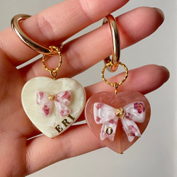 クリスマス ヘアクリップ ヘアアクセサリー ヘアピン レジン ハート お