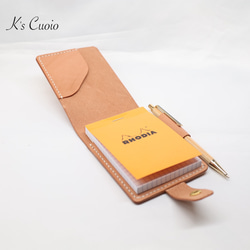 栃木レザー　Rhodia メモカバー【送料無料】 2枚目の画像