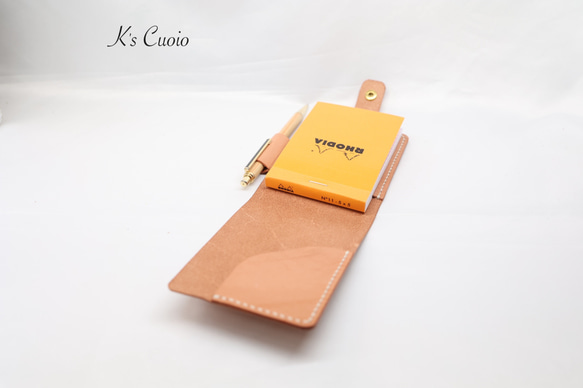 栃木レザー　Rhodia メモカバー【送料無料】 7枚目の画像