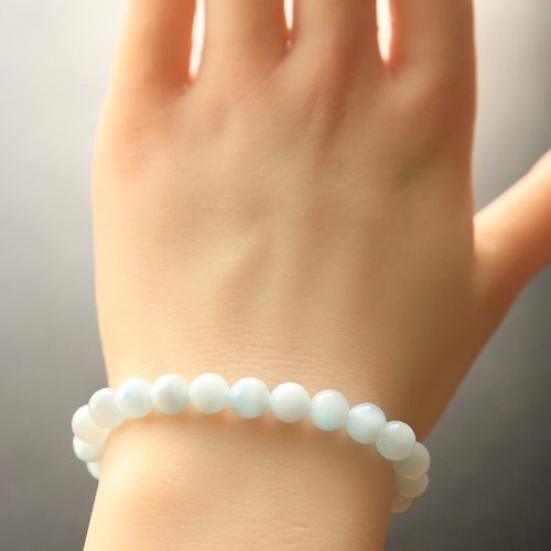 ☆スペシャルプレミアムブレス☆…☆アイスラリマー：7ミリ☆…☆天然石