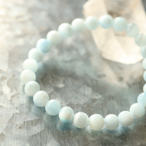 ☆スペシャルプレミアムブレス☆…☆アイスラリマー：7ミリ☆…☆天然石