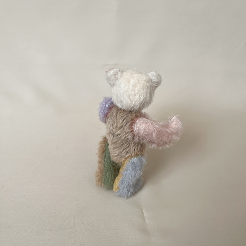 手のひらサイズのテディベア（ポンポンマフラー） ぬいぐるみ POLARIS