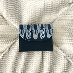 d)ミナペルホネン☆ハンドメイド パッチバッグ(jungle relief) ⚮̈ミナペルホネン jungle relief シプリバッグ 巾着ショルダーバッグ