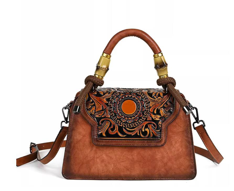 オリジナルハンドメイドバッグ 女性向け 新作 小众デザイン 高級感 ショルダーバッグ リトーリッククロスボディバッグ 女