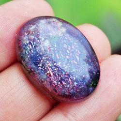 レインボー【希少】オパール アンモナイト 化石 天然石 東洋占星術師の