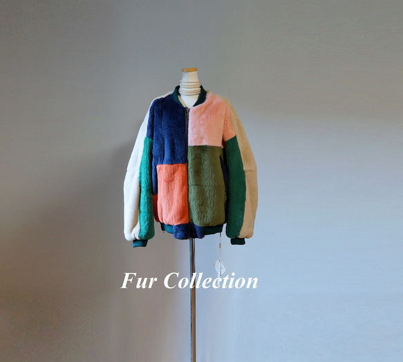 1着で2着分楽しめる☆贅沢なリアルファージャケット 柔らかな手触り