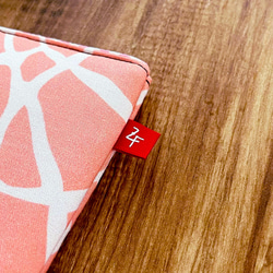 【再販】《送料無料》ふんわりミニポーチ キリンアミメPK 4枚目の画像