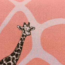 【再販】《送料無料》ふんわりミニポーチ キリンアミメPK 10枚目の画像