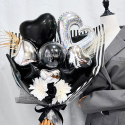 数字入りブーケ ナチュラル系 成人式に！20歳 名入れ無料 バルーン