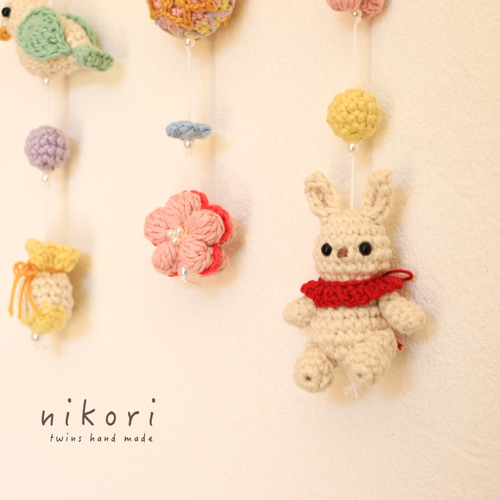 編み物の吊るし雛 その他インテリア雑貨 nikori 通販 20342478｜Creema