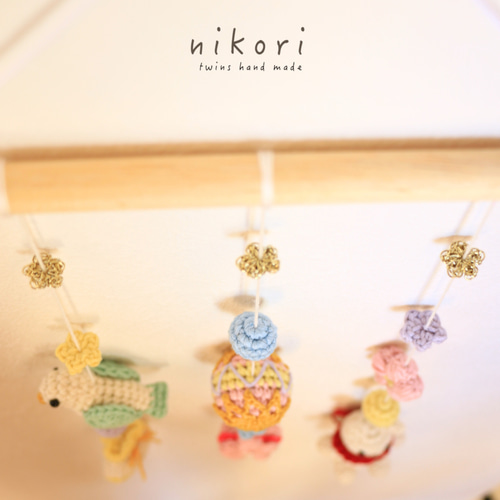 編み物の吊るし雛 その他インテリア雑貨 nikori 通販 20342478｜Creema