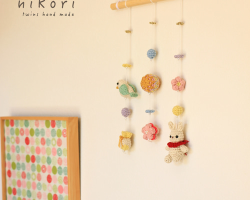 編み物の吊るし雛 その他インテリア雑貨 nikori 通販 20342478｜Creema